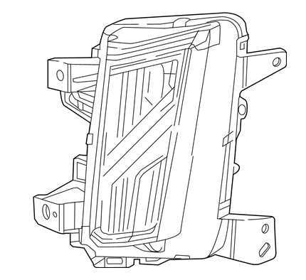 1290 | 2017-2020 CADILLAC XT5 RT Front signal lamp | GM2531137|84496124
