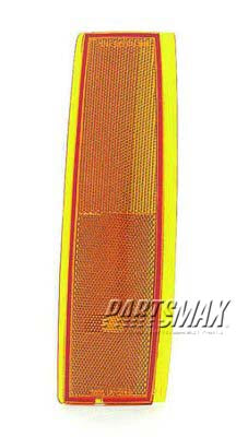 2550 | 1990-1993 GMC C3500 LT Front marker lamp assy C/K; w/composite lamps; 1-piece design | GM2550141|5975199