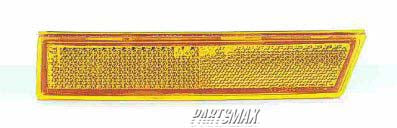 2556 | 1995-2005 GMC SAFARI LT Front side reflector bumper mounted | GM2556103|5977845