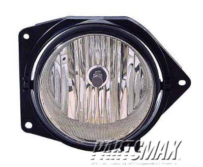 2593 | 2006-2011 CHEVROLET HHR RT Fog lamp assy LS|LT; 2nd design; w/o RPO-B2E | GM2593155|15813308