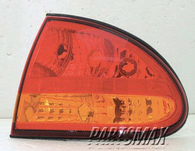 2800 | 1999-2004 OLDSMOBILE ALERO LT Taillamp assy quarter panel mounted | GM2800148|19245392