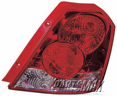 2800 | 2004-2008 CHEVROLET AVEO LT Taillamp assy 4dr hatchback | GM2800175|96494901