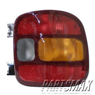 2801 | 1999-2003 CHEVROLET SILVERADO 1500 RT Taillamp assy Stepside | GM2801136|19169013
