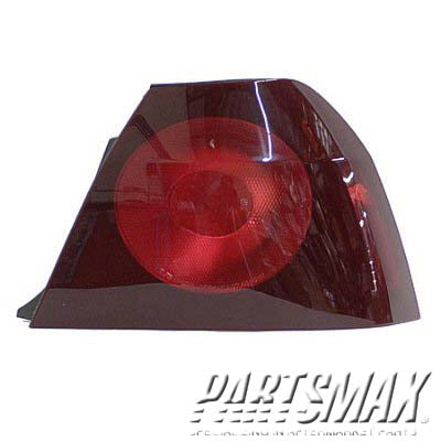 2801 | 2000-2004 CHEVROLET IMPALA RT Taillamp assy on quarter panel to VIN 49209453 | GM2801142|19169009