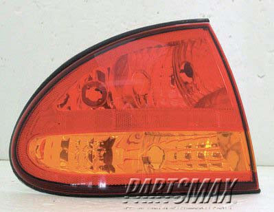 2801 | 1999-2004 OLDSMOBILE ALERO RT Taillamp assy quarter panel mounted | GM2801148|22640818