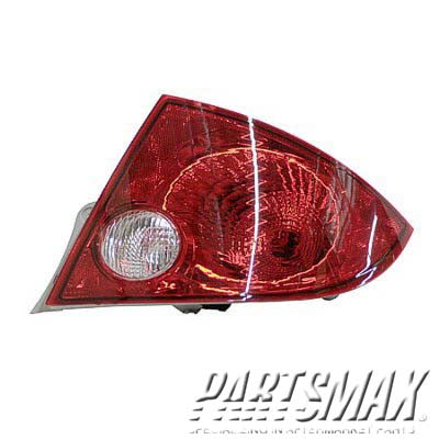 2080 | 2005-2010 CHEVROLET COBALT RT Taillamp assy 4dr sedan | GM2801190|19418415