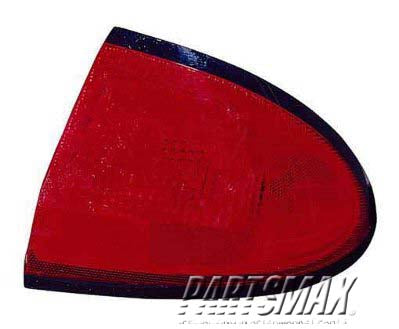 2080 | 2003-2005 PONTIAC SUNFIRE RT Taillamp assy 4dr sedan; on body | GM2801191|22707204