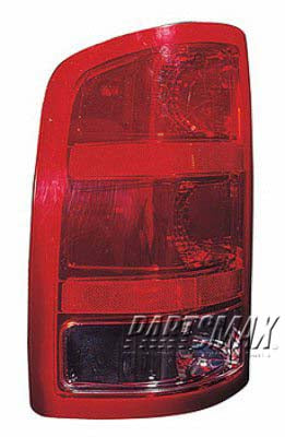 2801 | 2007-2013 GMC SIERRA 1500 RT Taillamp assy SL|SLE|SLE 1|SLE 2|SLT|WT; 1st Design | GM2801208|25958485