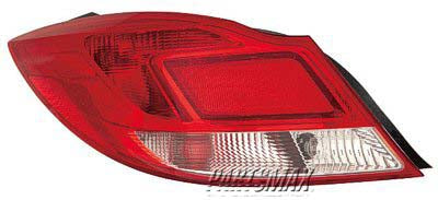 2801 | 2011-2013 BUICK REGAL RT Taillamp assy  | GM2801247|22934022