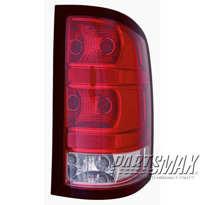 2801 | 2011-2014 GMC SIERRA 3500 HD RT Taillamp assy DENALI | GM2801254|20822395