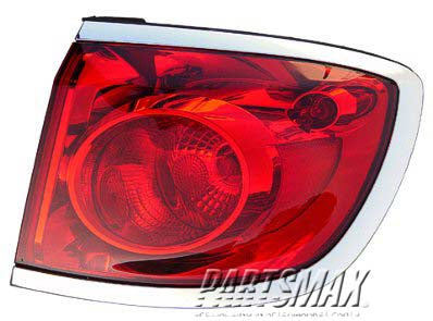 2120 | 2008-2012 BUICK ENCLAVE RT Taillamp assy outer | GM2805101|25954942