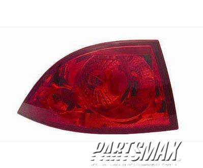 2818 | 2006-2011 BUICK LUCERNE LT Taillamp lens/housing outer lamp | GM2818177|25927355