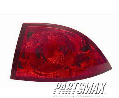 2819 | 2006-2011 BUICK LUCERNE RT Taillamp lens/housing outer lamp | GM2819177|25927354