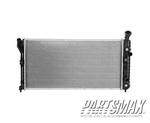 3010 | 2000-2000 BUICK CENTURY Radiator assembly w/3.1L engine; w/metric threads | GM3010104|52478254