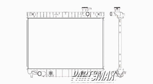 3010 | 2003-2008 ISUZU ASCENDER Radiator assembly 4.2L | GM3010420|8151963850