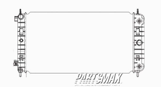 3010 | 2004-2007 CHEVROLET MALIBU Radiator assembly w/3.9L engine; except Classic | GM3010444|52494386