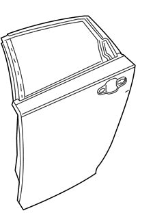 1500 | 2018-2024 HONDA ACCORD LT Rear Door | HD-AD18-D3 | 67550-TVA-325ZZ