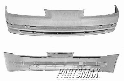1000 | 1992-1996 HONDA PRELUDE Front bumper cover prime | HO1000101|04711SS0A90ZZ