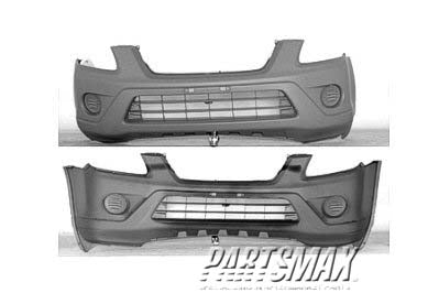 1000 | 2005-2005 HONDA CR-V Front bumper cover SE; Japan built; prime | HO1000227|04711S9AA80ZZ
