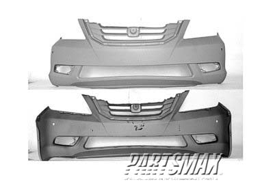 250 | 2008-2010 HONDA ODYSSEY Front bumper cover Touring Model | HO1000258|04711SHJA81ZZ