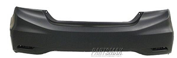 2430 | 2013-2015 HONDA CIVIC Rear bumper cover 1.8L; Sedan; prime | HO1100278|04715TR3A50ZZ