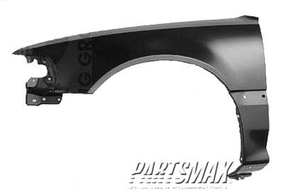 1240 | 1988-1991 HONDA CIVIC LT Front fender assy 2dr hatchback | HO1240107|60261SH3A00ZZ