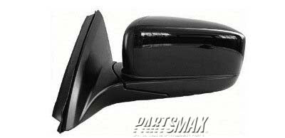 1700 | 2003-2005 HONDA ACCORD LT Mirror outside rear view Sedan; Power; Non-Heated; USA/Mexico Built; Black Pearl; (Code B92P); PTM | HO1320152|76250SDAA13ZA