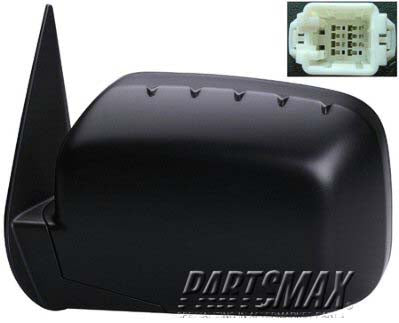 1320 | 2006-2014 HONDA RIDGELINE LT Mirror outside rear view RT|RTX; Textured Black | HO1320247|76250SJCA01ZF