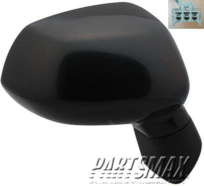 1710 | 2007-2008 HONDA FIT RT Mirror outside rear view Power; Non-Heated; PTM | HO1321235|76200SLNA01ZC