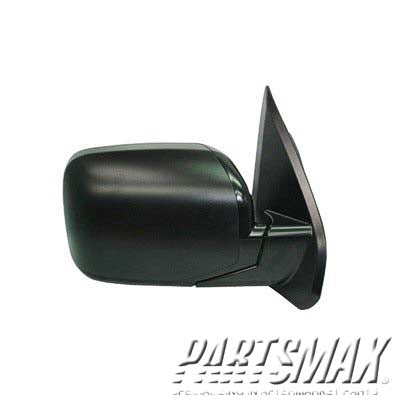 1321 | 2009-2012 HONDA PILOT RT Mirror outside rear view Power; Non-Heated; w/o Turn Signal Lamps; Textured Black | HO1321265|76208SZAA01ZA