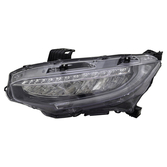 1150 | 2019-2019 HONDA CIVIC LT Headlamp assy composite TOURING; LED | HO2502195|33150TBAA22