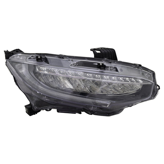 1160 | 2019-2019 HONDA CIVIC RT Headlamp assy composite TOURING; LED | HO2503195|33100TBAA22