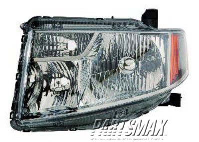 1171 | 2009-2010 HONDA ELEMENT LT Headlamp lens/housing SC | HO2518131|33151SCVA40