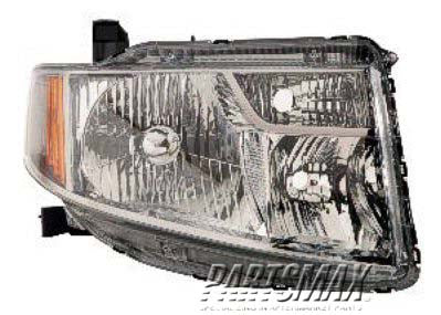1172 | 2009-2010 HONDA ELEMENT RT Headlamp lens/housing SC | HO2519131|33101SCVA40