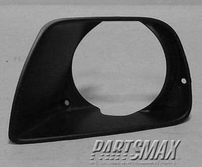 2599 | 2003-2005 HONDA PILOT RT Fog lamp cover textured matte-black | HO2599101|08V31S9V10052