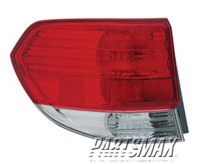 2220 | 2008-2010 HONDA ODYSSEY LT Taillamp lens/housing | HO2818134|33551SHJA51