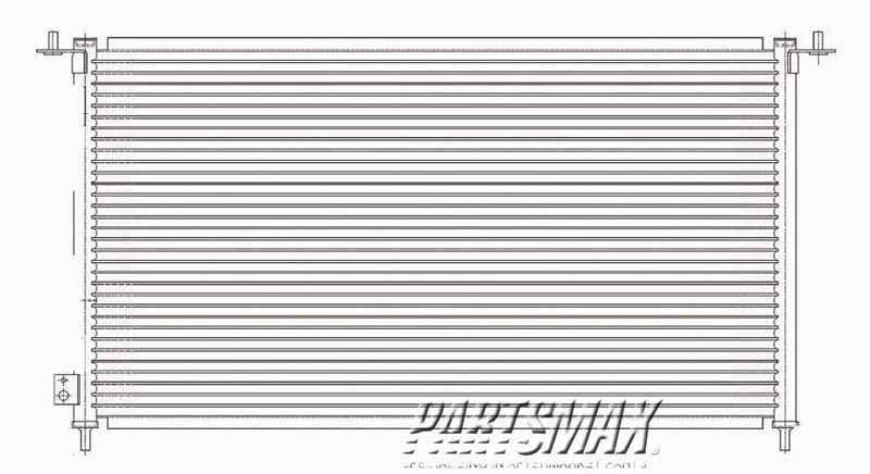 3030 | 2002-2005 HONDA CIVIC Air conditioning condenser 2dr hatchback | HO3030125|80110S5TE01