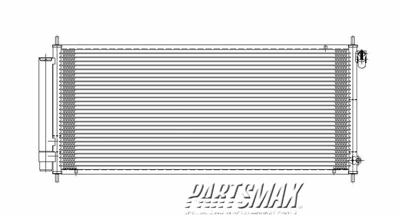 3030 | 2007-2008 HONDA FIT Air conditioning condenser all | HO3030149|80110SAA013