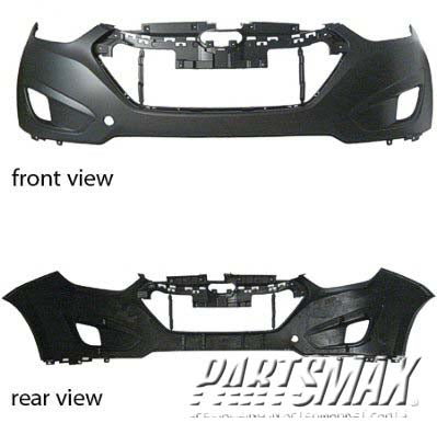1000 | 2010-2015 HYUNDAI TUCSON Front bumper cover prime | HY1000182|865112S000