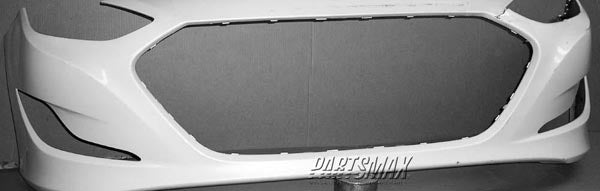 1000 | 2011-2015 HYUNDAI SONATA Front bumper cover HYBRID; prime | HY1000186|865114R000