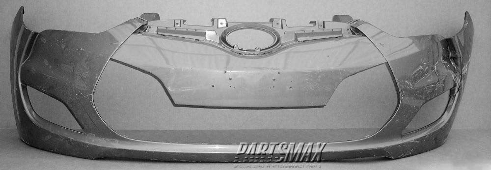 1000 | 2012-2017 HYUNDAI VELOSTER Front bumper cover 1.6L; w/o Turbo; prime | HY1000189|865112V000