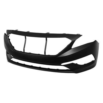 250 | 2015-2017 HYUNDAI SONATA Front bumper cover 2.4L; Std Type; w/o Park Assist; prime | HY1000205|86511C2000