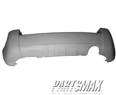 1100 | 2005-2009 HYUNDAI TUCSON Rear bumper cover 2.0L; Single Exhaust; w/o Cladding; prime | HY1100146|866102E000