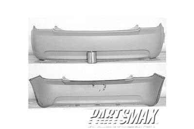 2430 | 2007-2011 HYUNDAI ACCENT Rear bumper cover 2dr hatchback; prime | HY1100152|866111E100