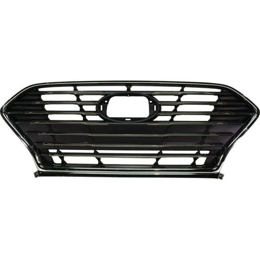 1200 | 2018-2019 HYUNDAI SONATA Grille assy ECO|GL|GLS|GLS TECH|LIMITED|SE|SEL; w/Intelligent Cruise Control; Std Type | HY1200217|86350C2AB0