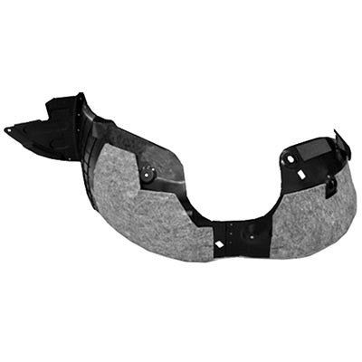 1248 | 2017-2018 HYUNDAI SANTA FE LT Front fender inner panel MAT: PP/Injection; w/Insulation Foam; OEM: PP/Injection; w/Insulation Foam | HY1248165|86811B8500