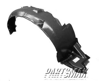 1249 | 2007-2008 HYUNDAI TIBURON RT Front fender inner panel | HY1249116|868122C700