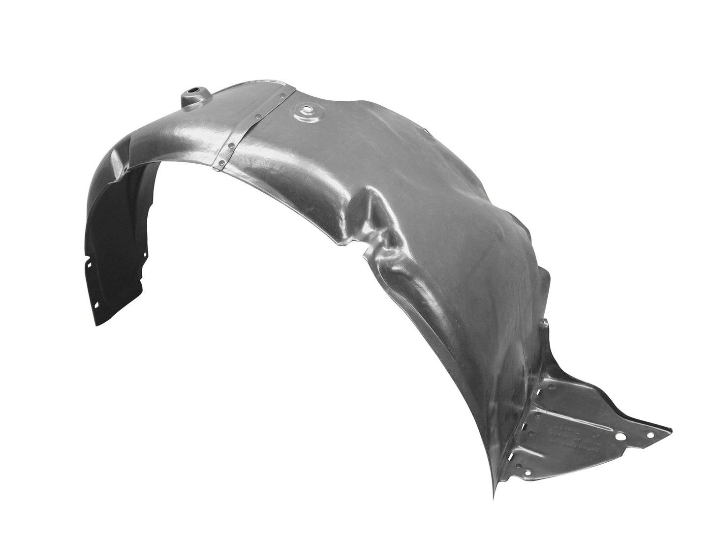 1249 | 2013-2015 HYUNDAI VELOSTER RT Front fender inner panel w/o Turbo; From 4-30-13; To 12-23-14; MAT: PE/Vac Form; OEM: PP/Injection | HY1249162|868122V010-PFM