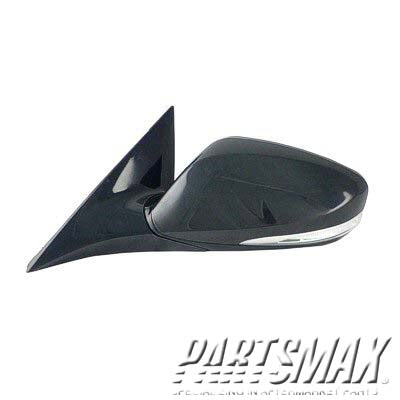 1320 | 2012-2013 HYUNDAI VELOSTER LT Mirror outside rear view Power; Heated; w/Panoramic; w/Signal Lamp; w/Cover; PTM; see notes | HY1320195|876102V350-PFM