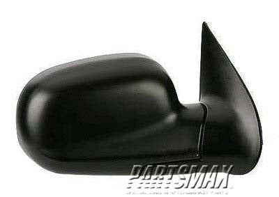1710 | 2001-2004 HYUNDAI SANTA FE RT Mirror outside rear view GL; USA; manual; black; to 12/2/02 | HY1321135|8762026500CA